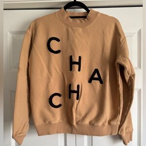 Boutique Tan Crewneck Sweatshirt
